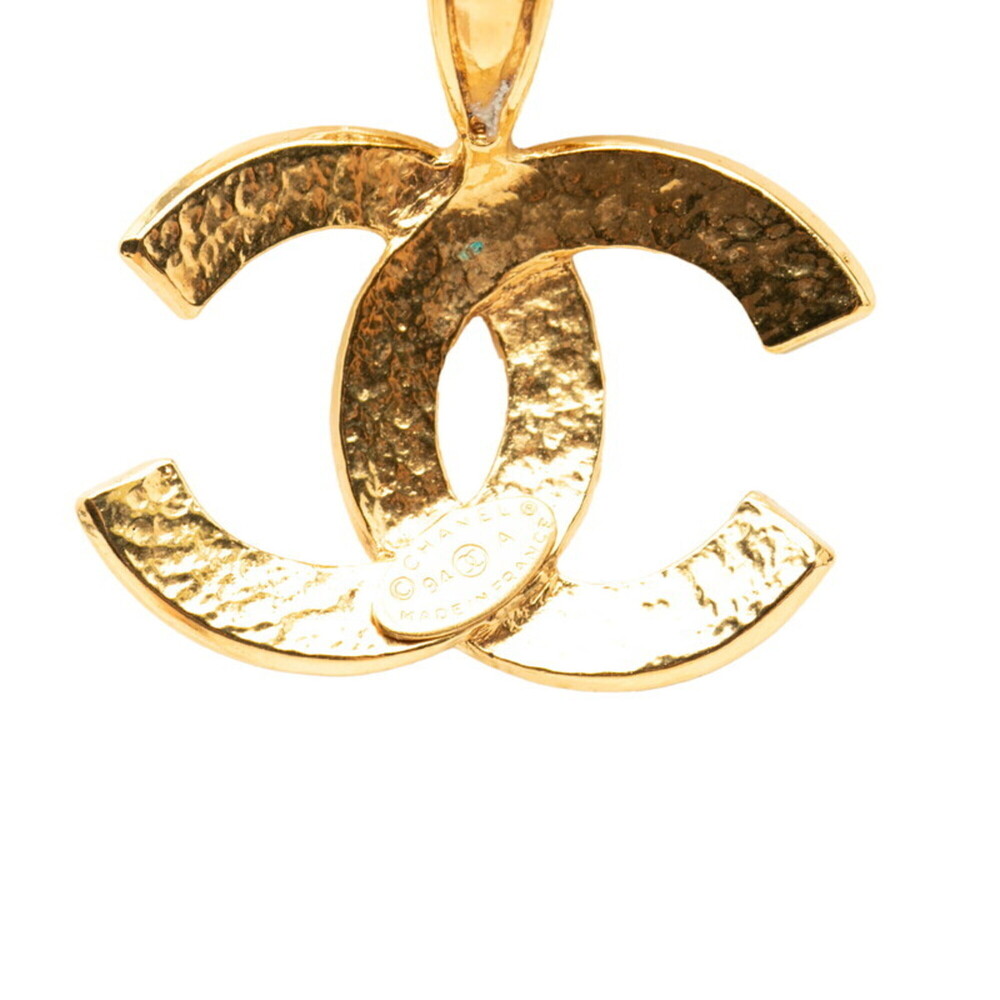 CHANEL Vintage Gold Logo Necklace - Picture 5 of 6